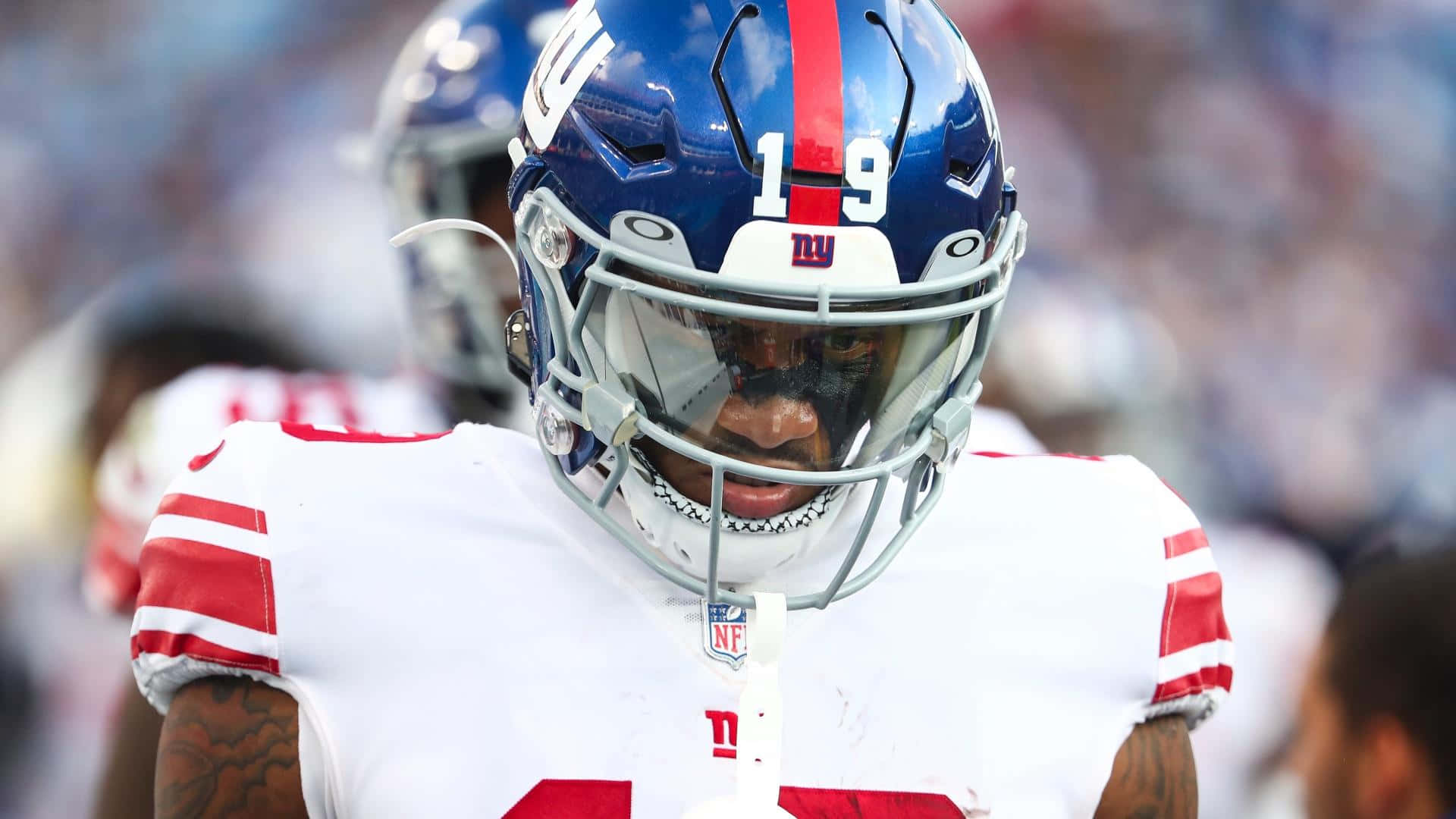 Kenny Golladay Football Close Up Background