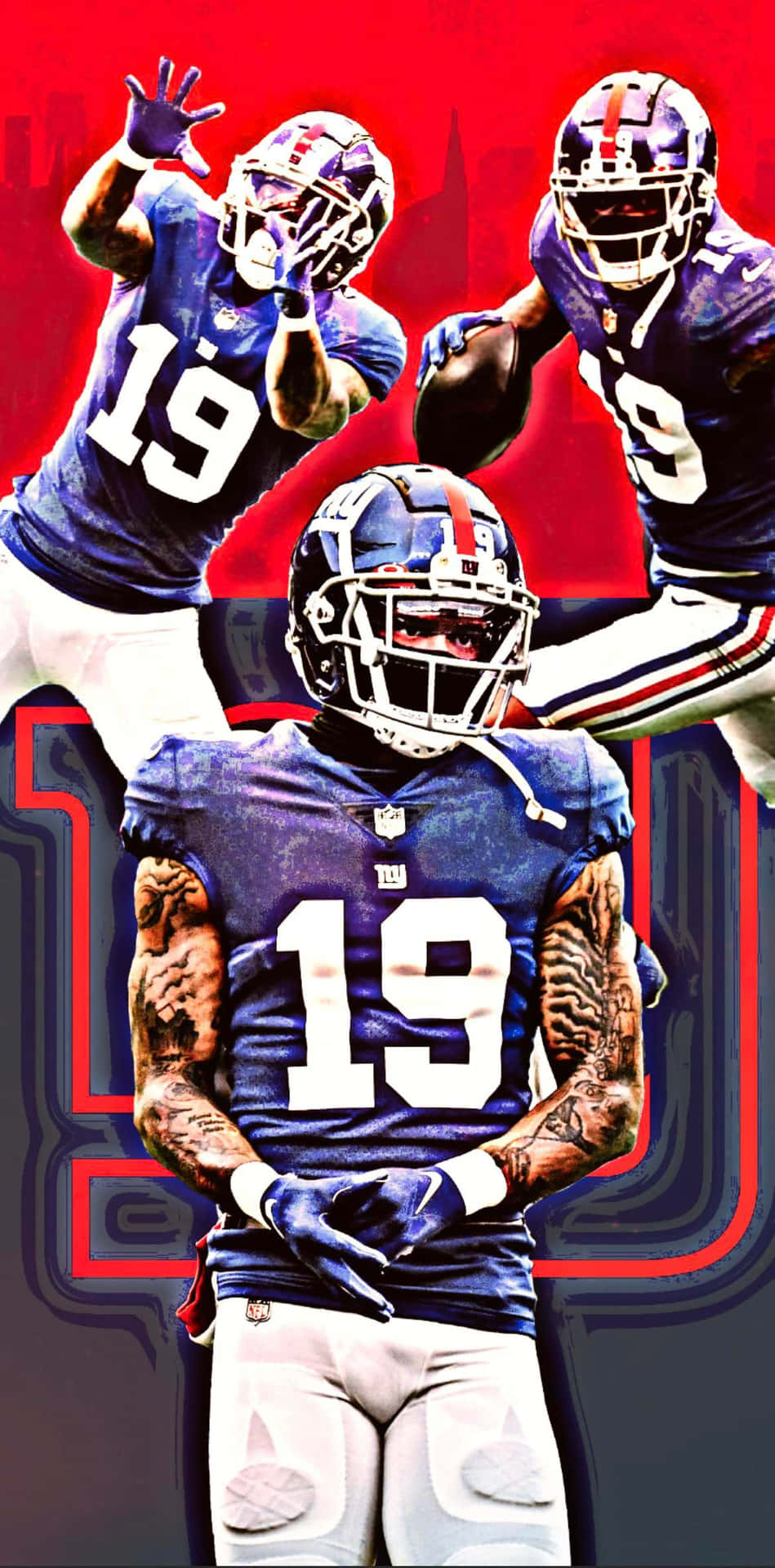 Kenny Golladay Football Digital Edit Background