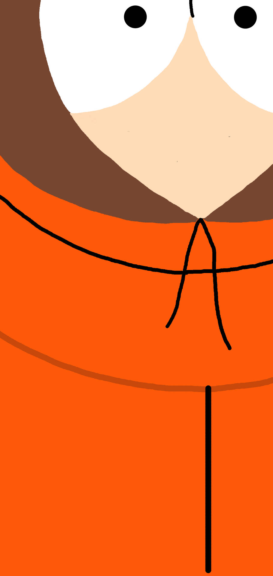 Kenny Mccormick Close-up Vector Art Background