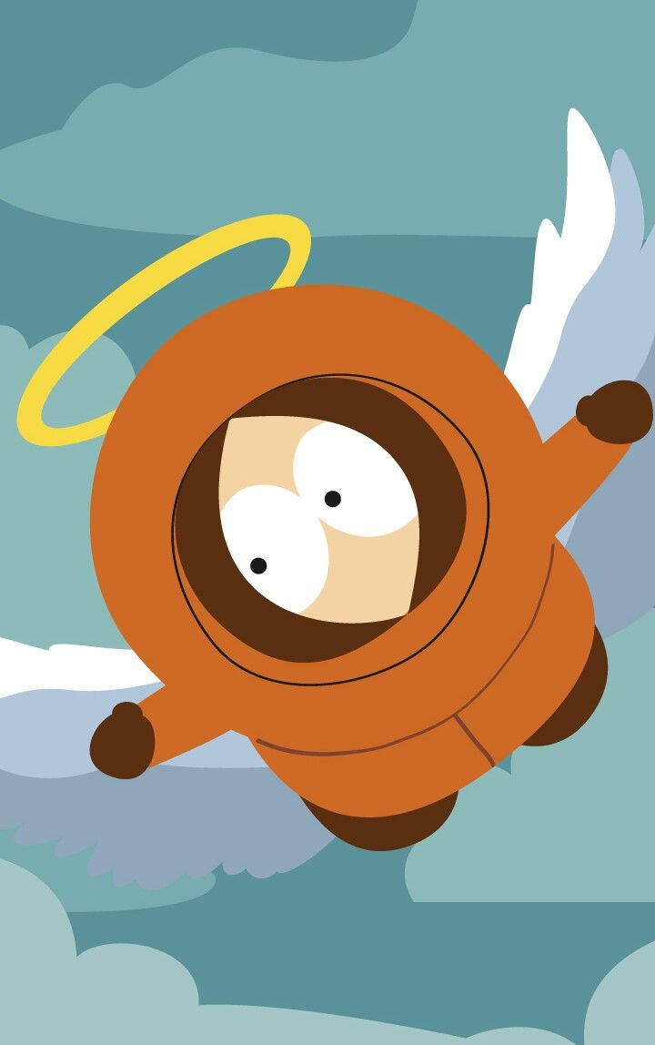 Kenny Mccormick Flying In The Sky Background
