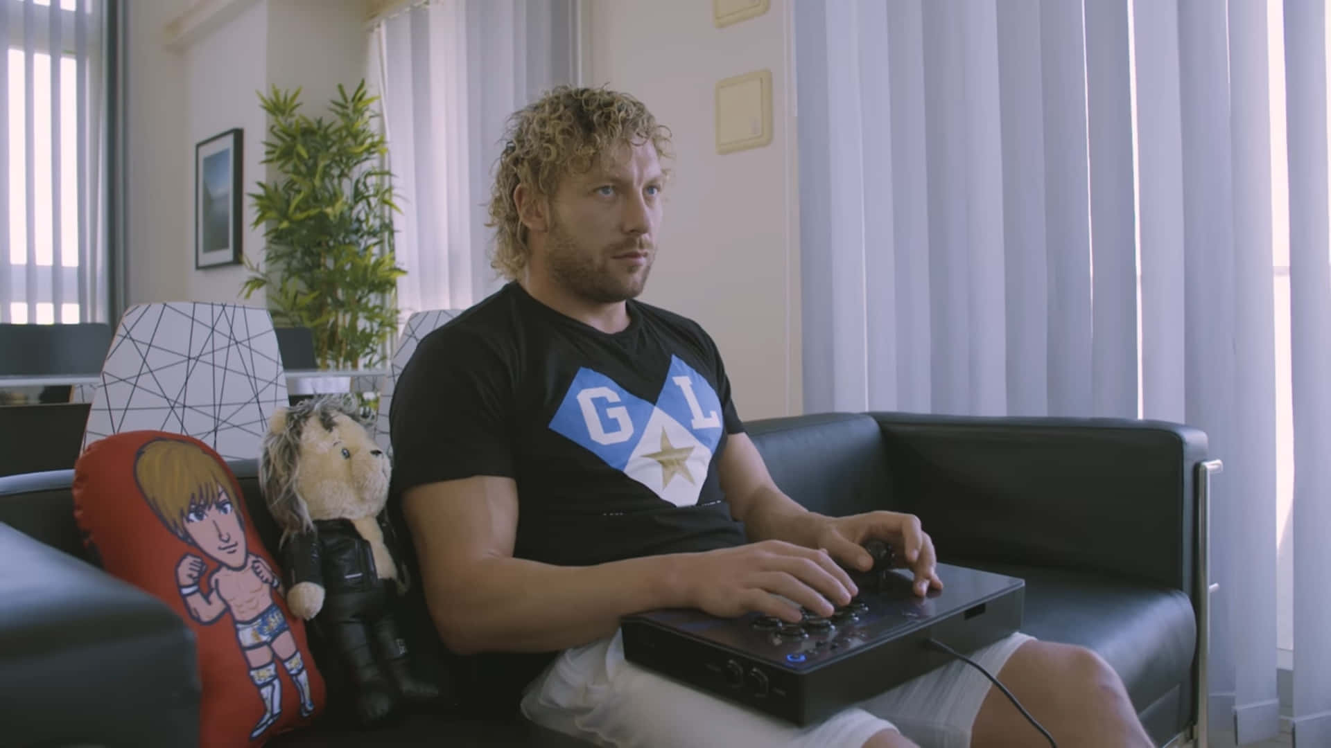 Kenny Omega Living Room Arcade Game Background