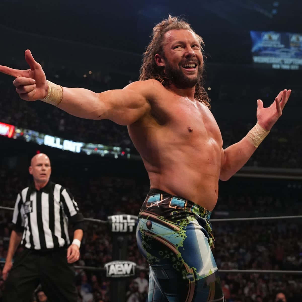 Kenny Omega Return After Suspension Background