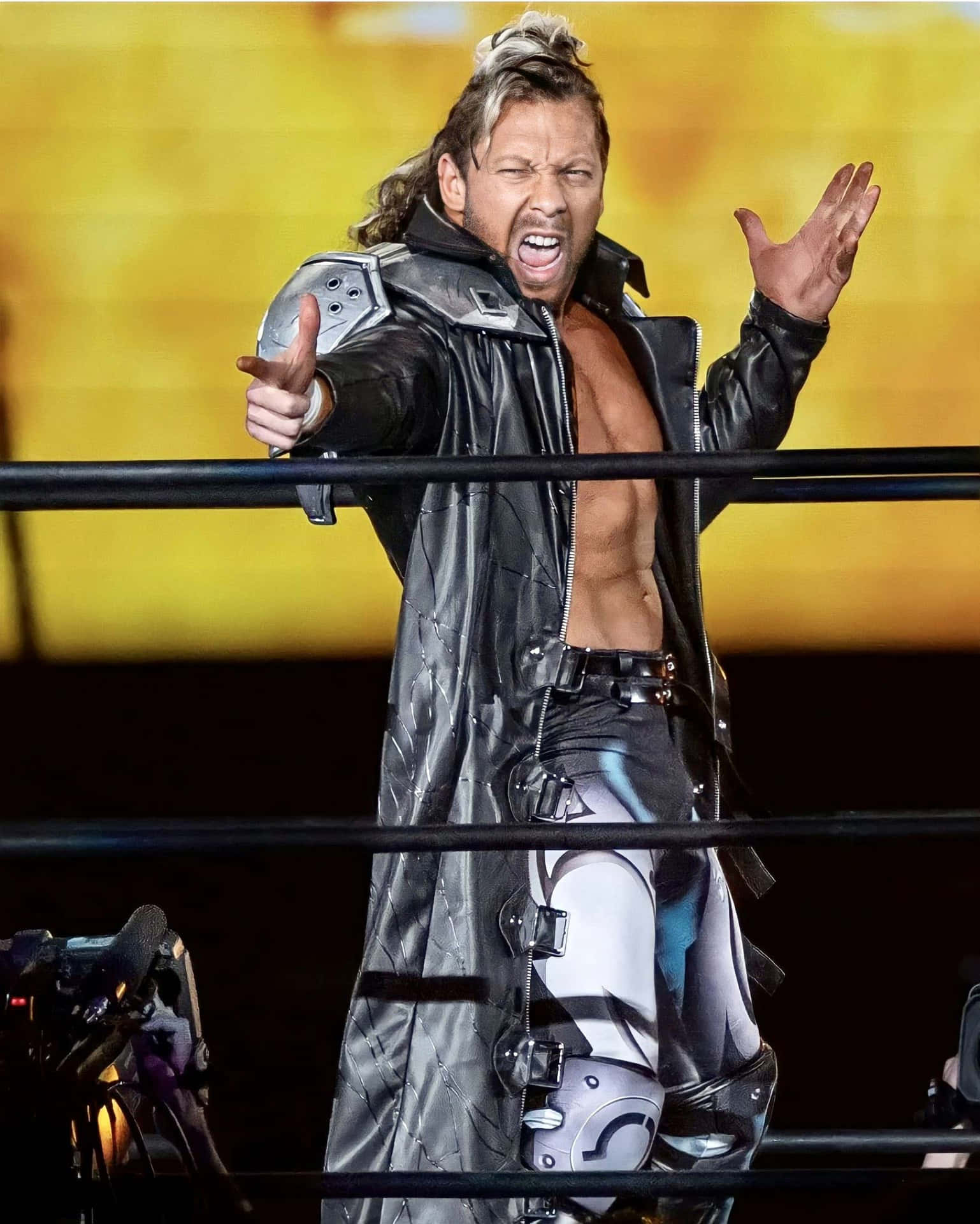 Kenny Omega Sephiroth Wrestle Kingdom 17 Event Background