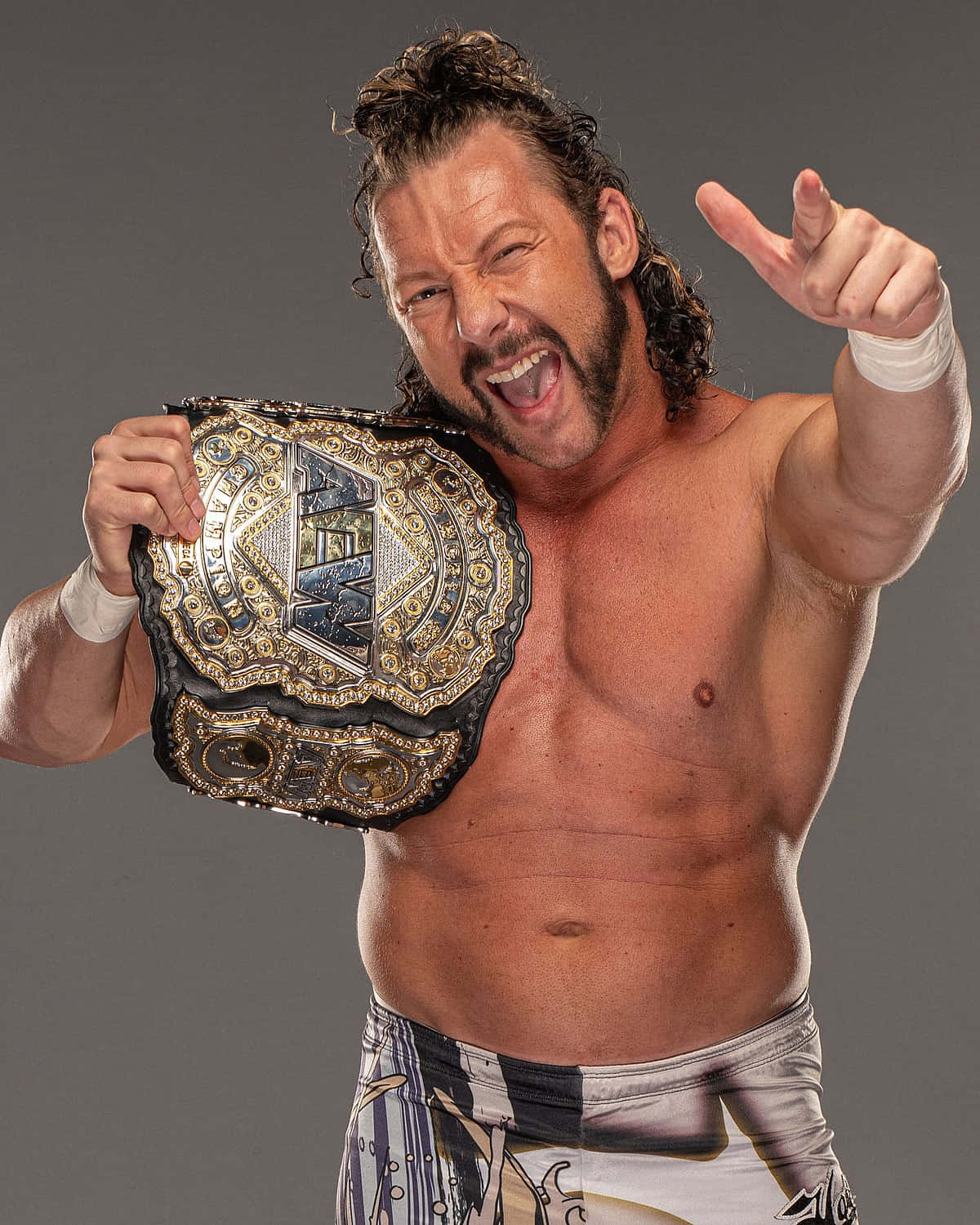 Kenny Omega - Unrivalled Aew World Champion Background