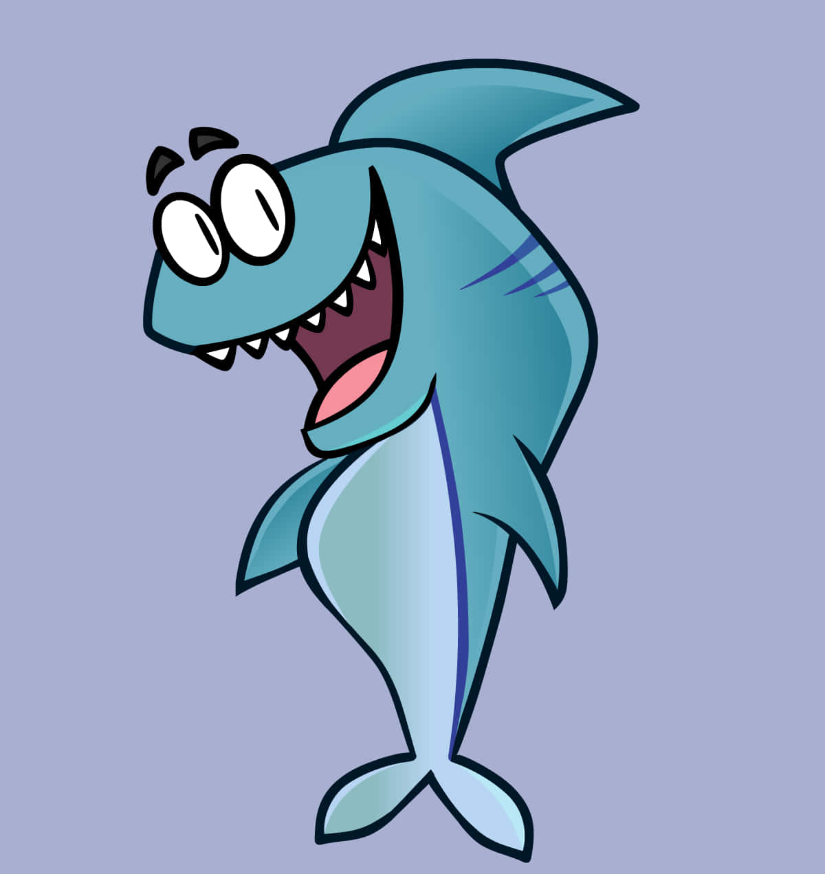 Kenny The Shark Cute Background