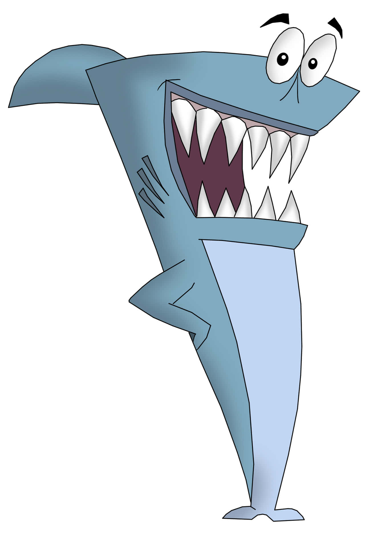 Kenny The Shark Sharp Teeth Background