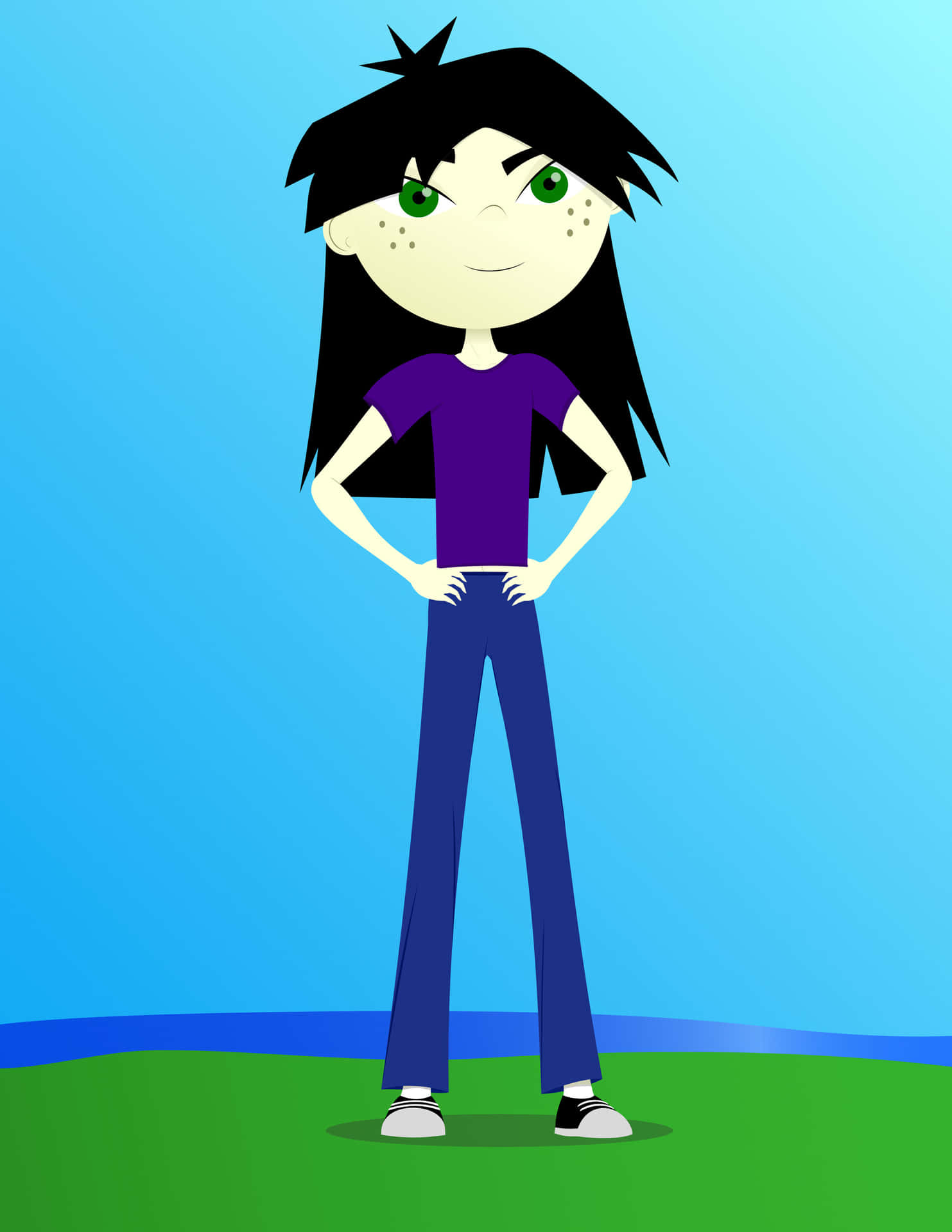 Kenny The Shark Thin Kat Background