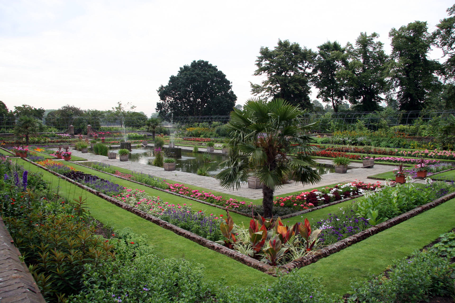 Kensington Gardens Plants Kensington Palace Background