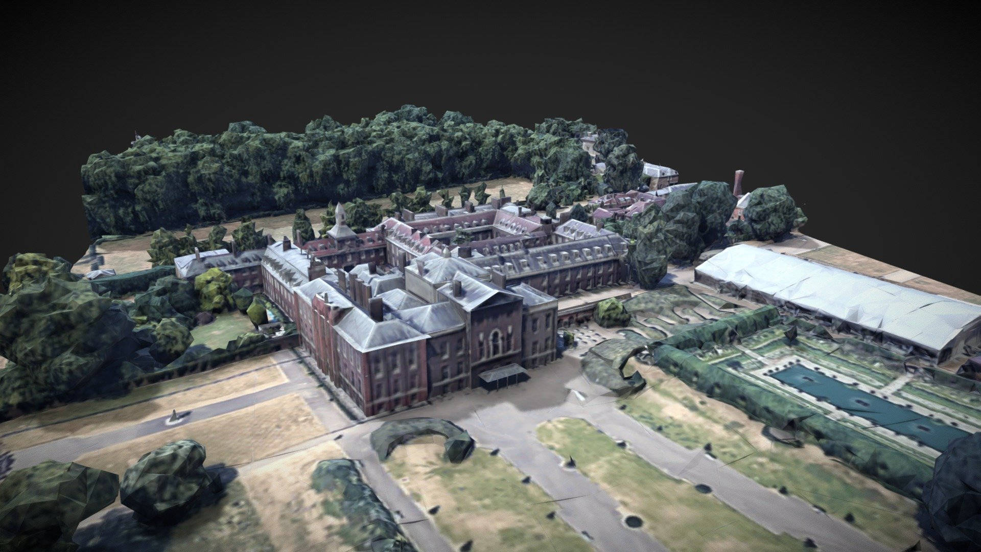 Kensington Palace 3d Model Background