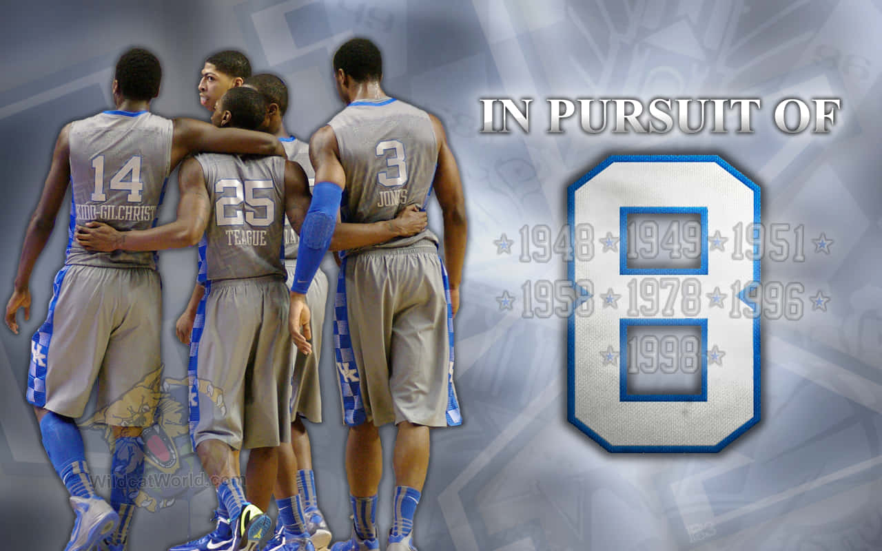 Kentucky Basketball Team Wallpaper Background