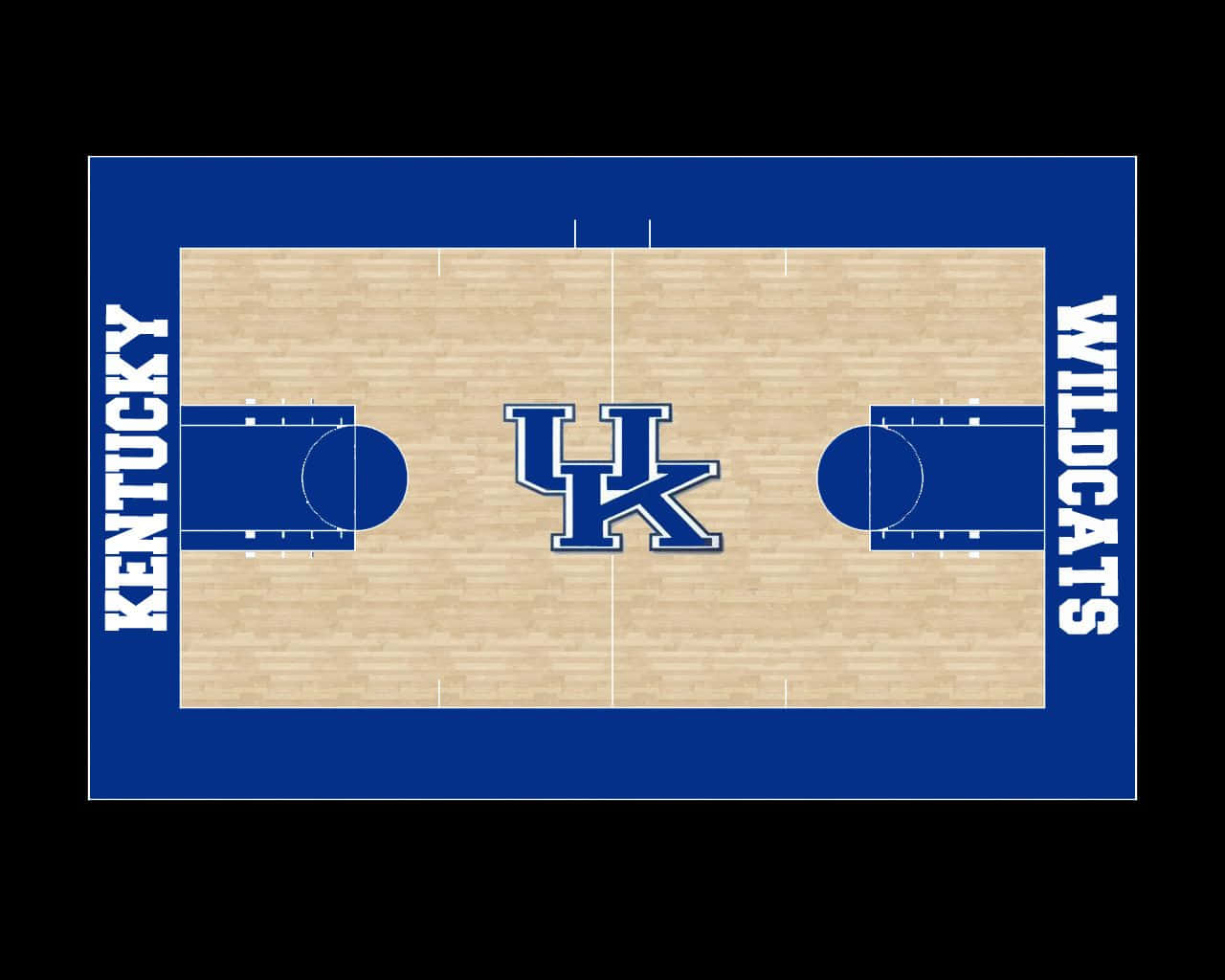 Kentucky Wildcats Basketball Court Layout Background