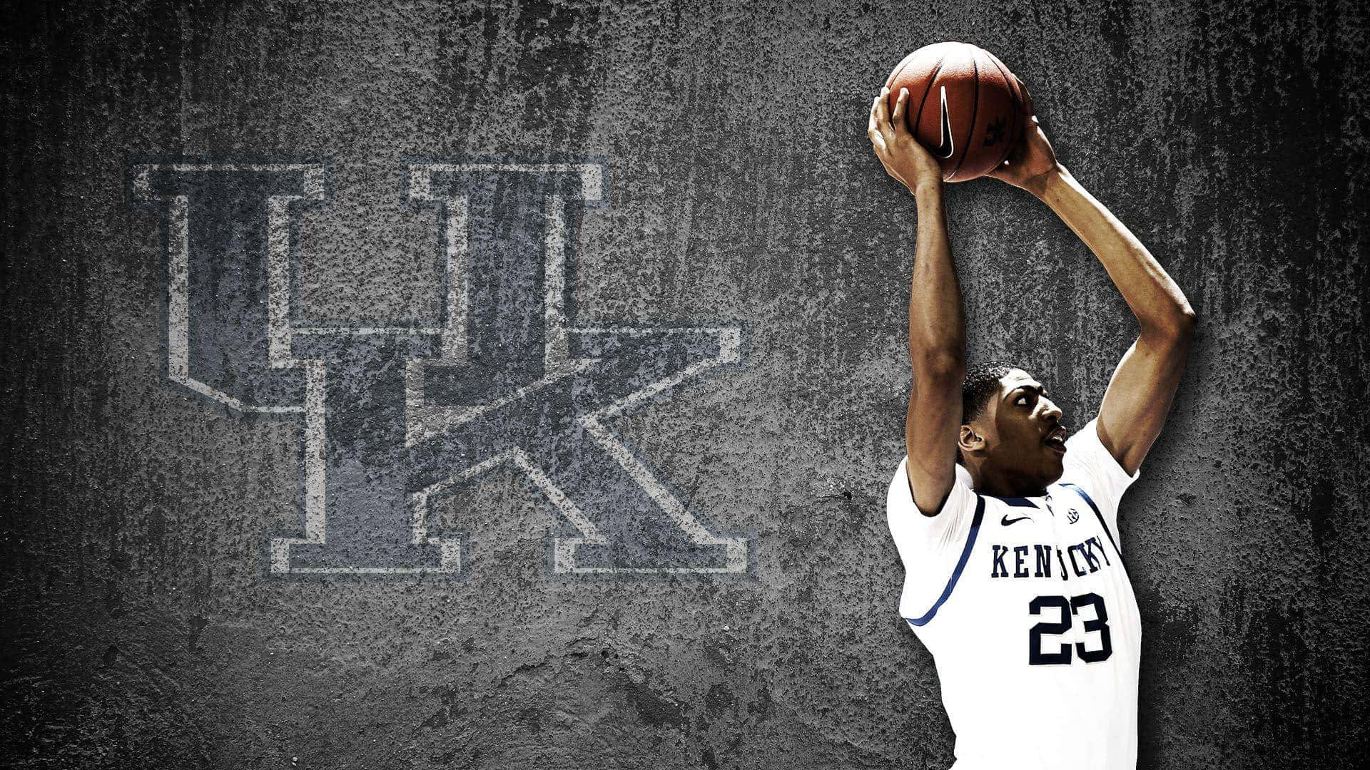 Kentucky Wildcats Basketball Player In Action Background