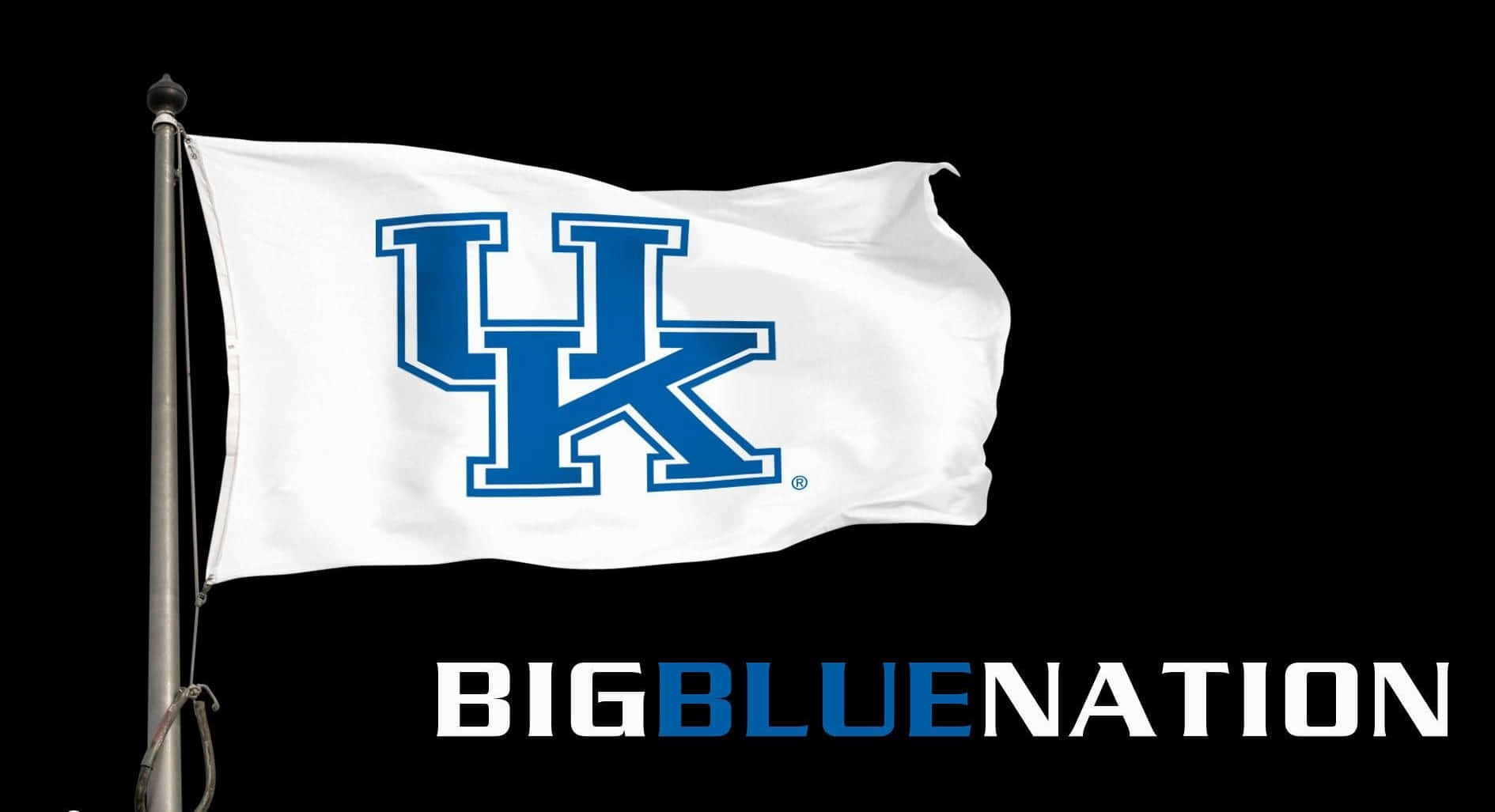 Kentucky Wildcats Big Blue Nation Flag Background