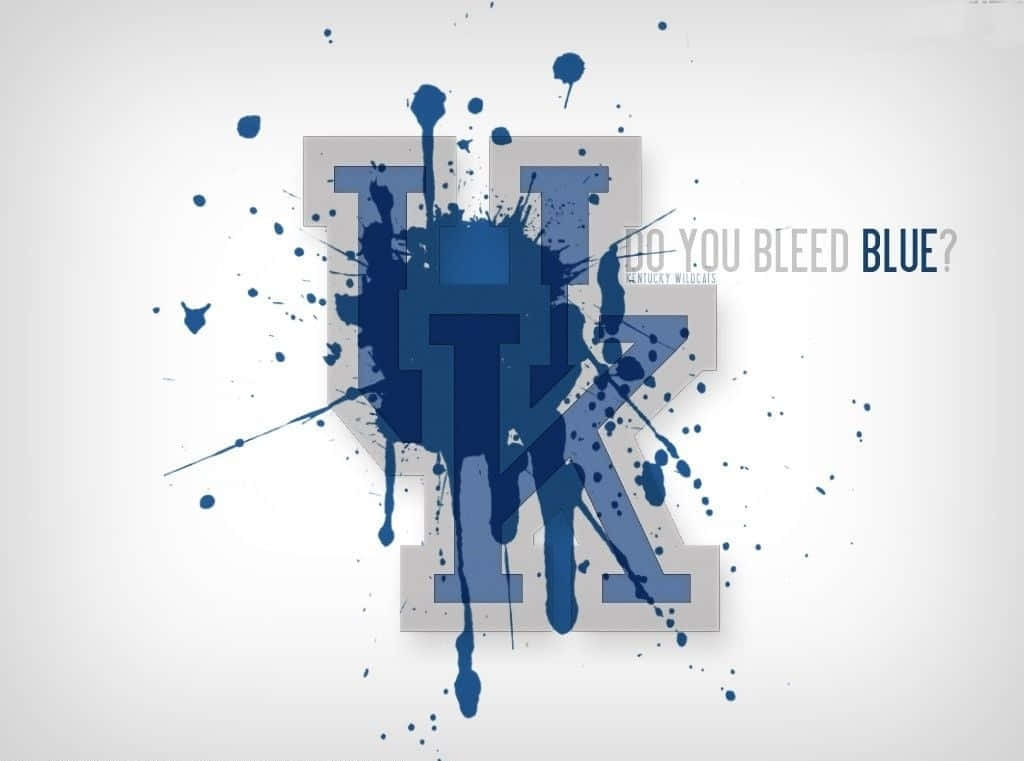Kentucky Wildcats Do You Bleed Blue Background