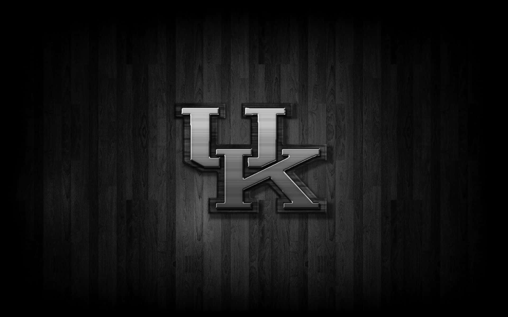 Kentucky Wildcats Logo On A Black Background Background
