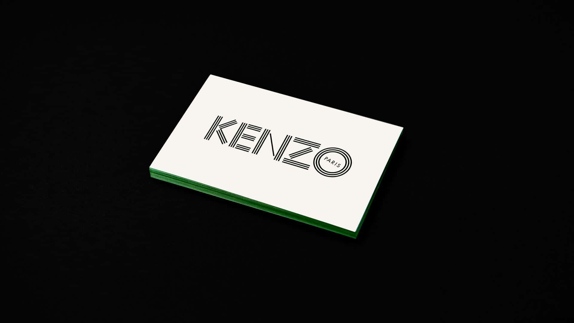 Kenzo Paris Black On White Logo