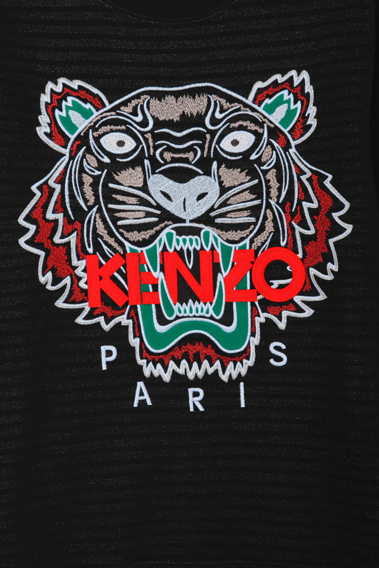 Kenzo Tiger Sweatshirt Detail Background