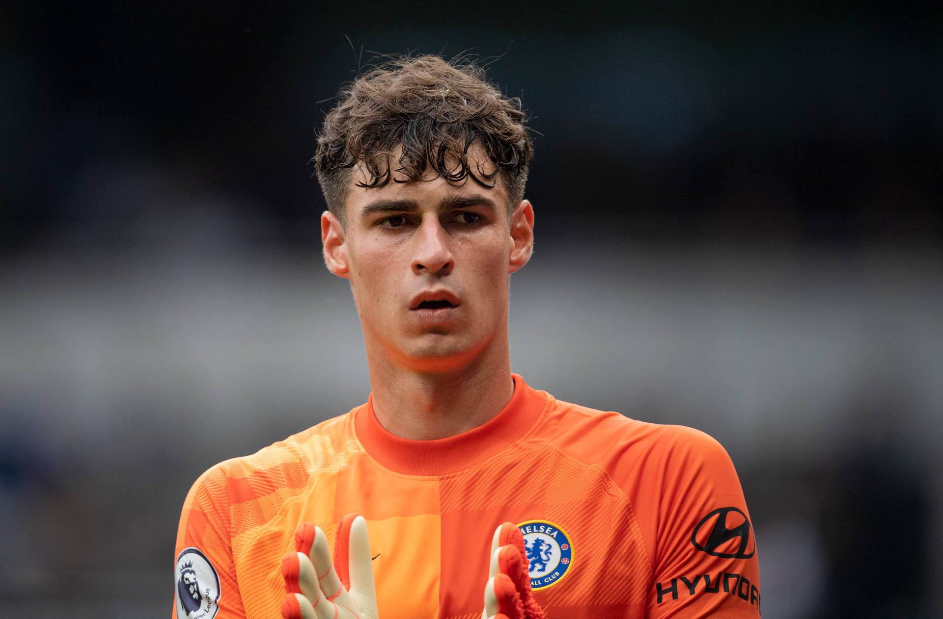 Kepa Arrizabalaga Close-up Background