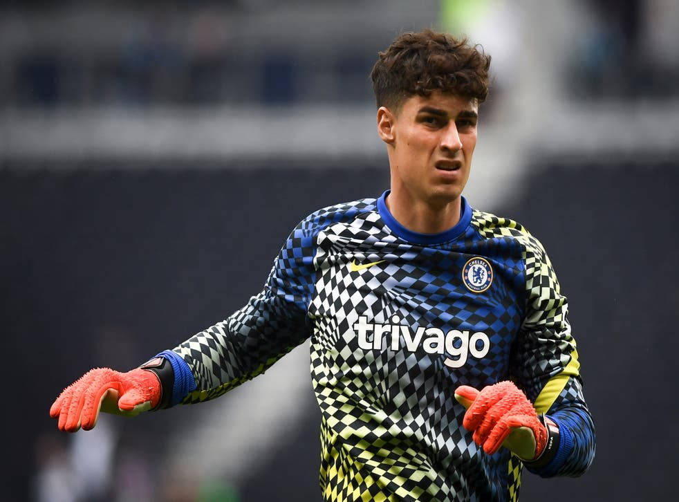 Kepa Arrizabalaga Frowning While Playing