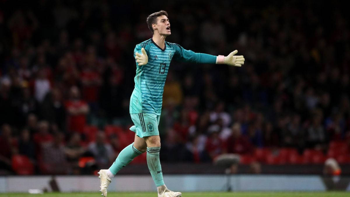 Kepa Arrizabalaga In Action On The Field