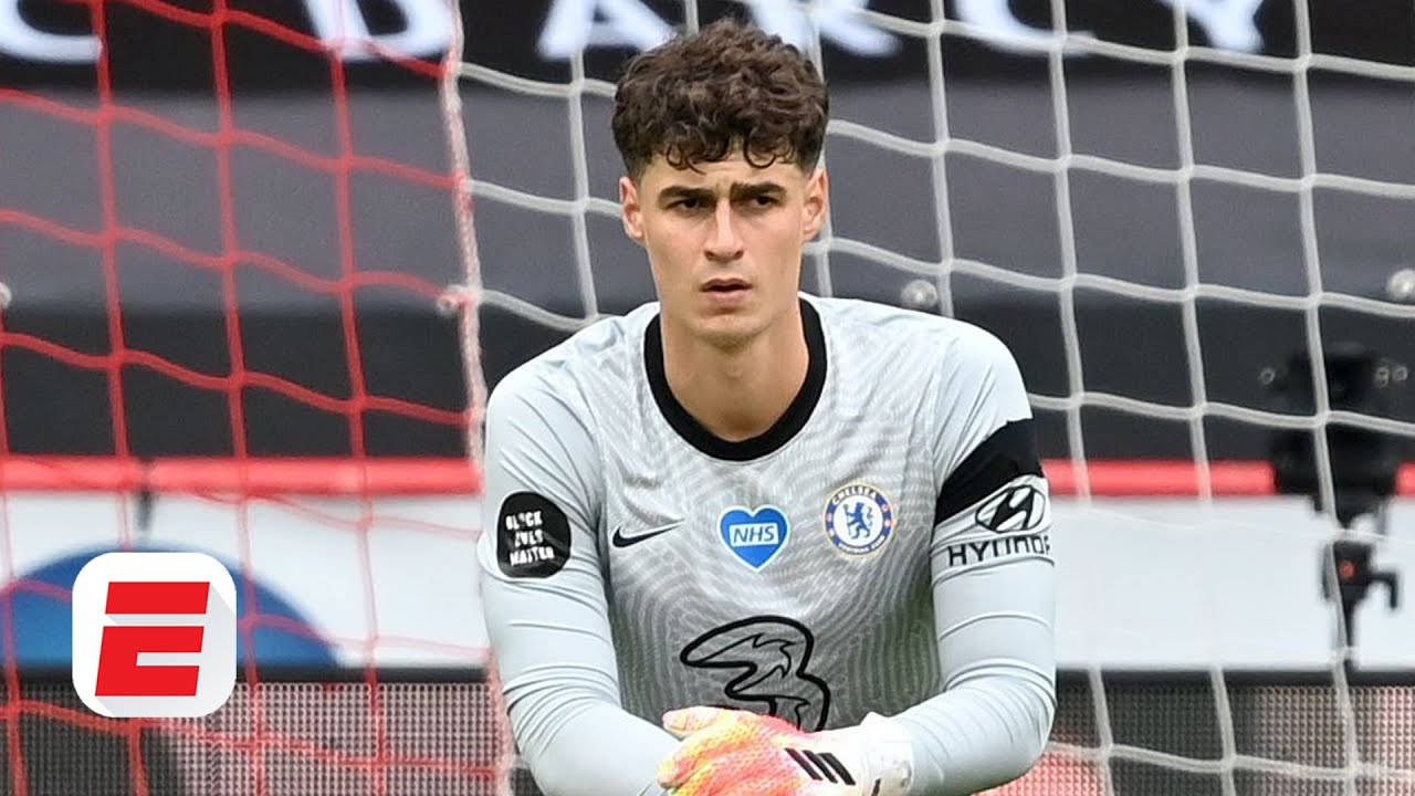 Kepa Arrizabalaga Standing Near Net