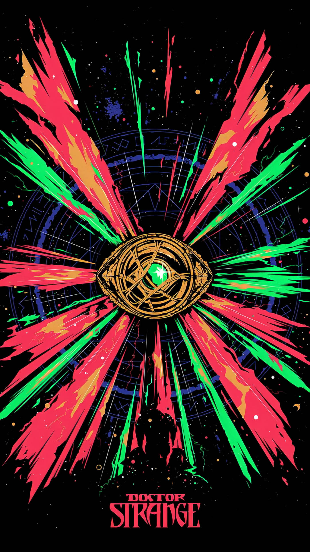 Keren Eye Of Agamotto Background