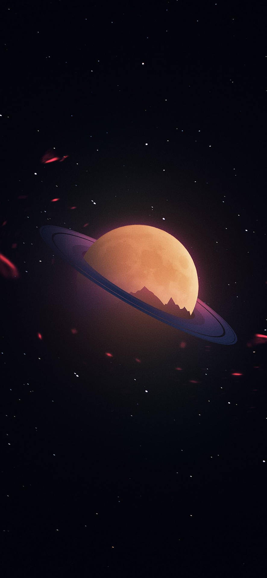 Keren Planet Saturn Background