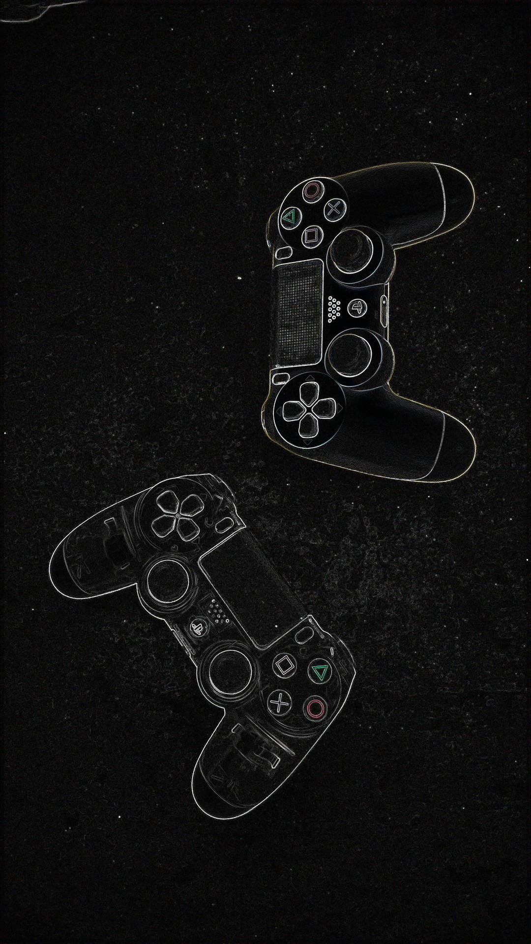 Keren Playstation Wireless Controllers Background