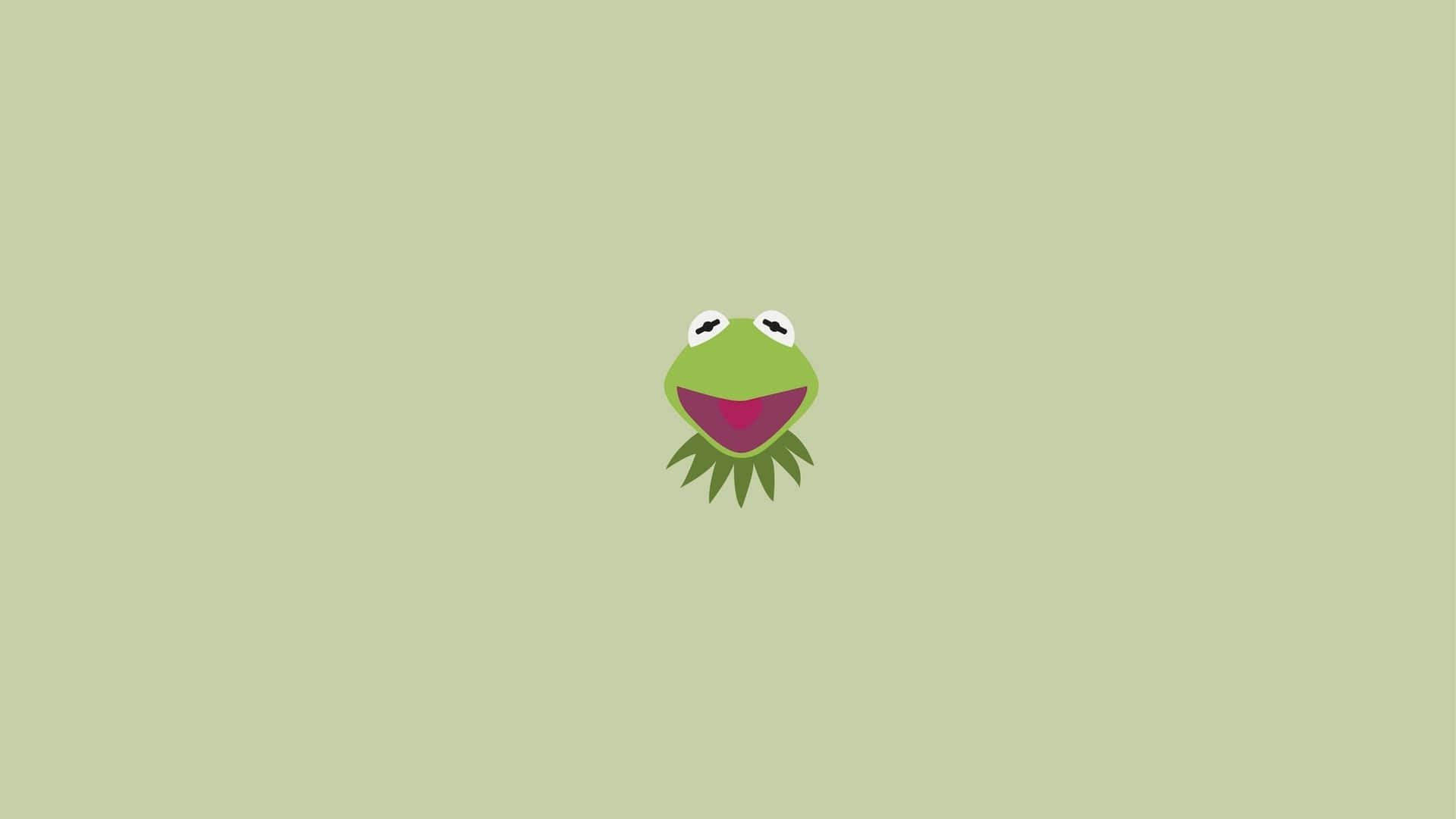 Kermit The Frog, Living His Best Life While Embracing A Bright And Colorful Aesthetic. Background