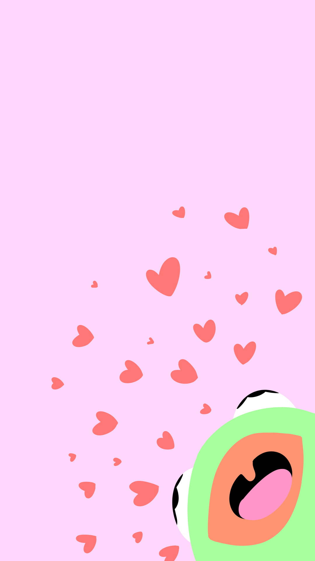 Kermit The Frog The Muppets With Hearts Background