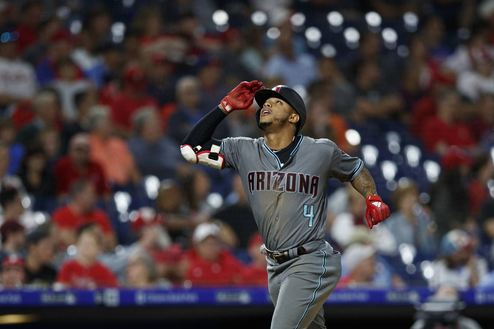 Ketel Marte Looks Up Background