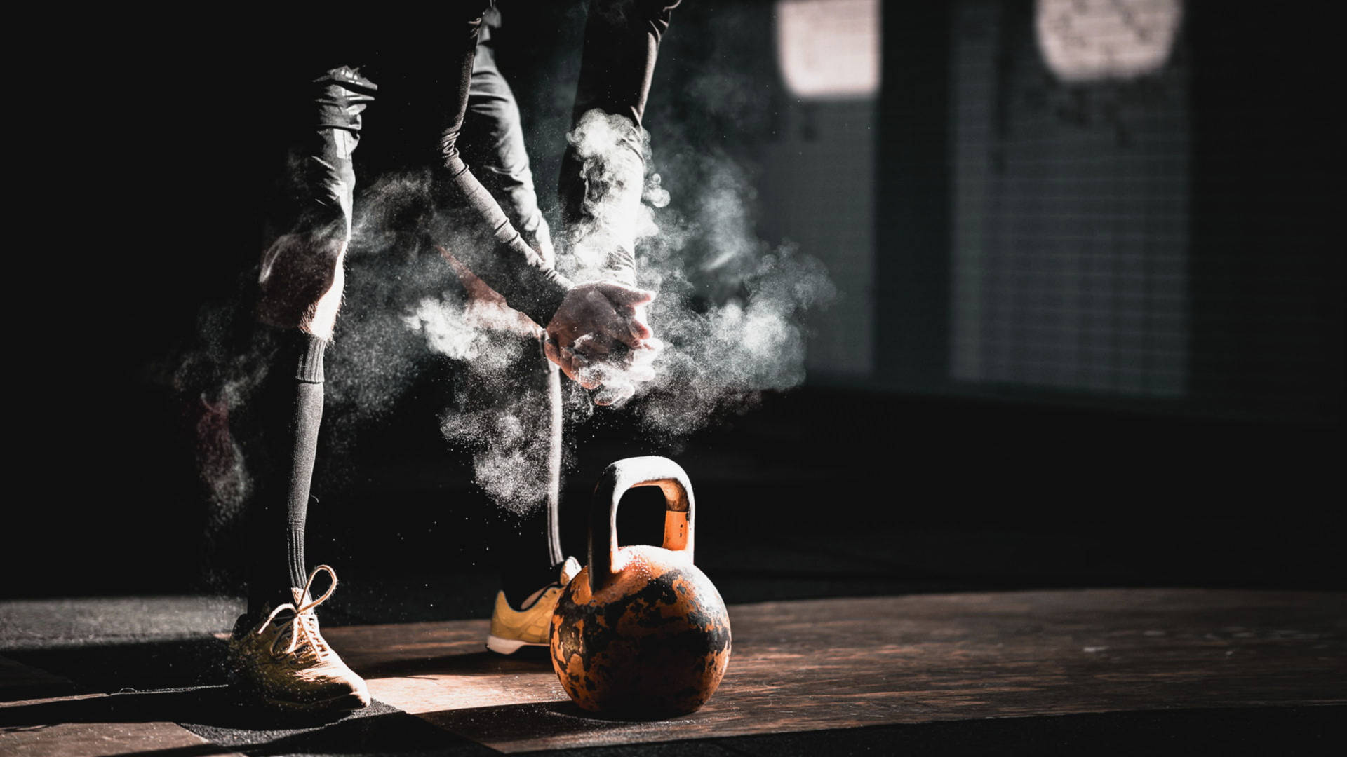 Kettlebell And Gym Chalk