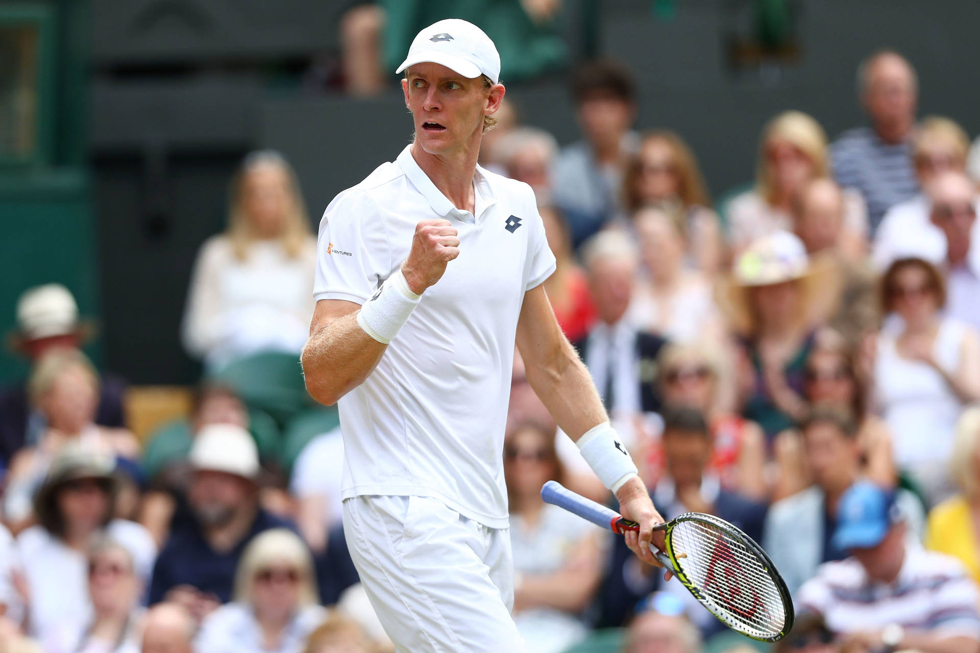 Kevin Anderson Fist Pump Background