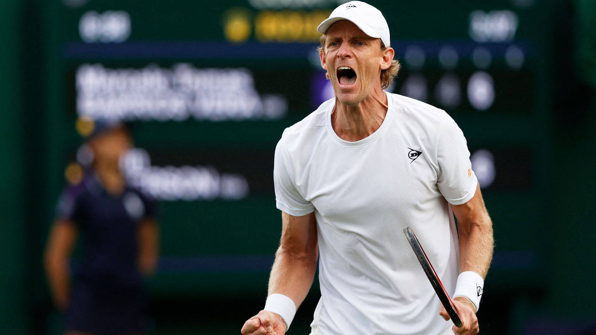 Kevin Anderson Shouting Background