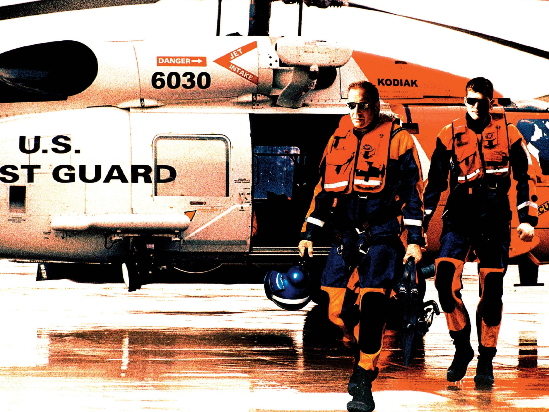 Kevin Costner The Guardian Helicopter Background