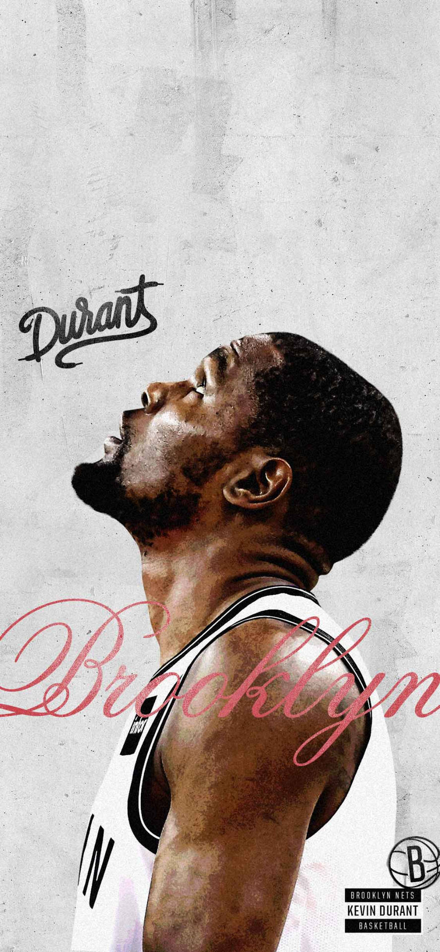 Kevin Durant Brooklyn Nets Background