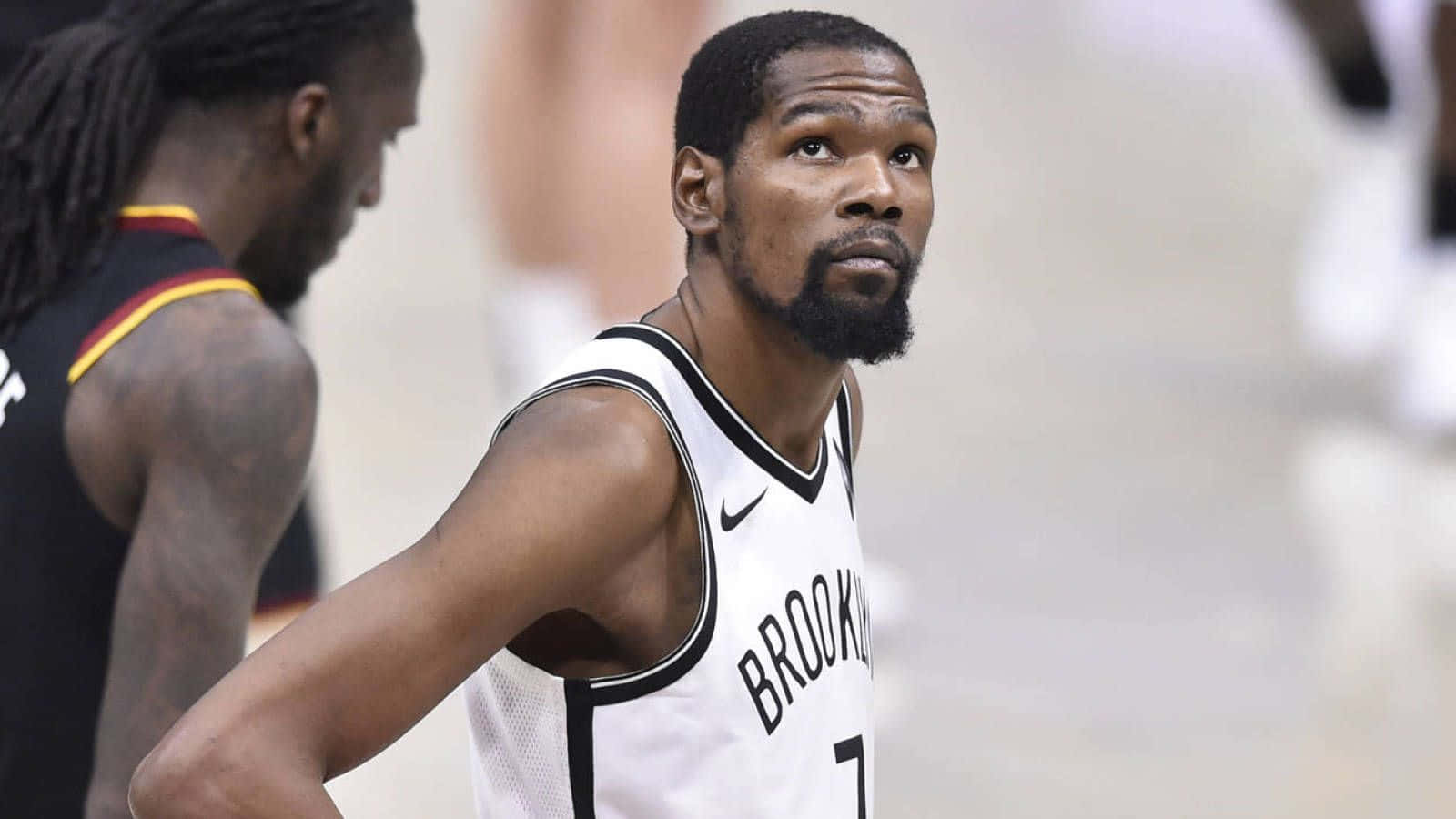 Kevin Durant Nets Candid Shot Background