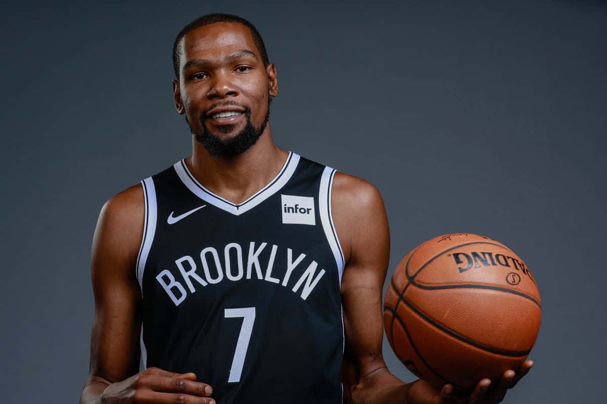 Kevin Durant Nets Photo Shoot Background