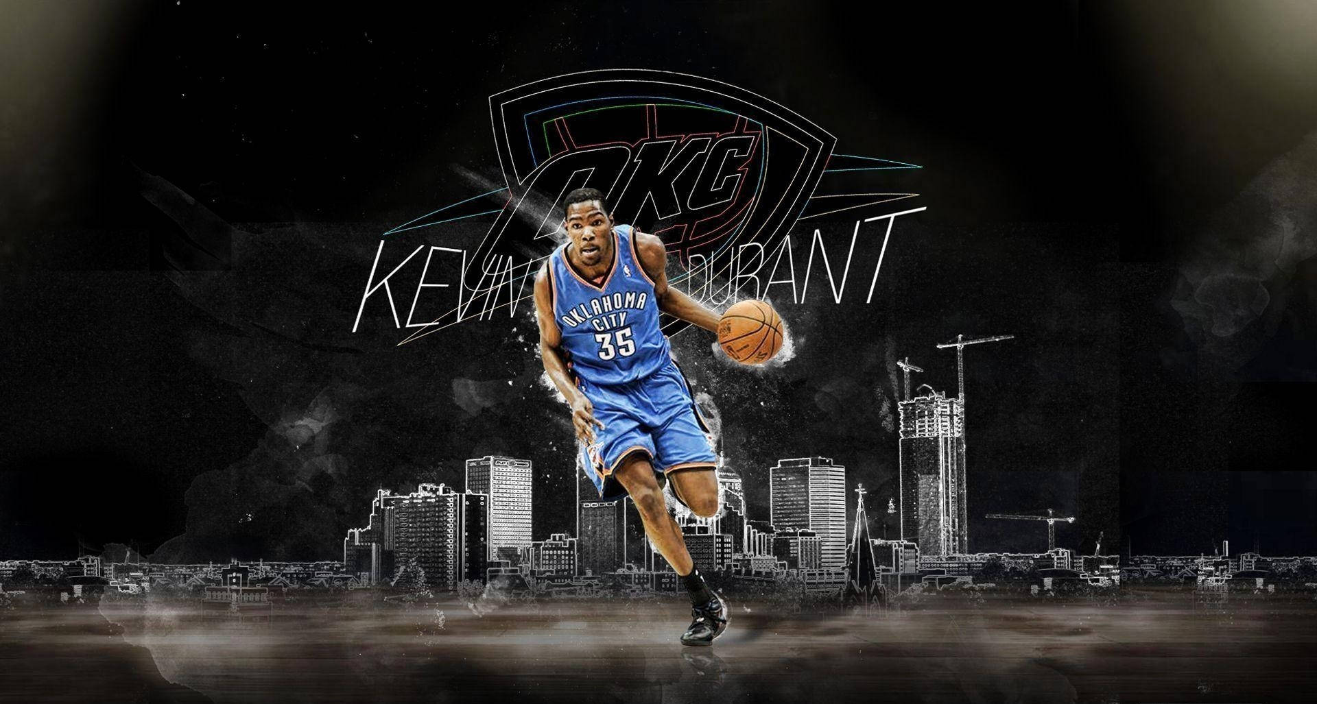 Kevin Durant Okc Player Background