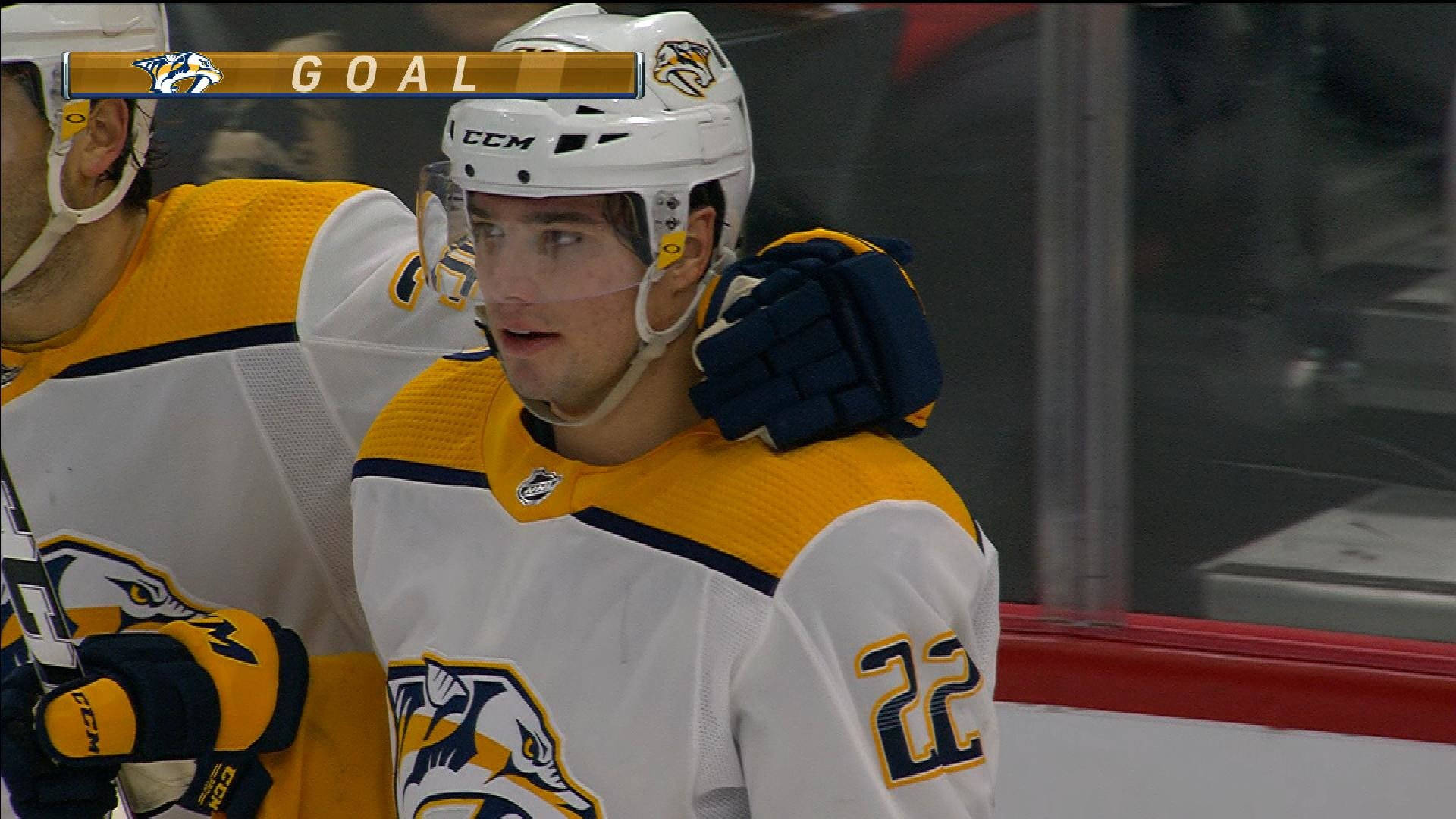 Kevin Fiala, No.22, Scoring A Stunning Goal. Background