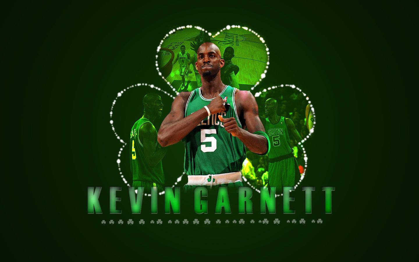 Kevin Garnett Clover Background