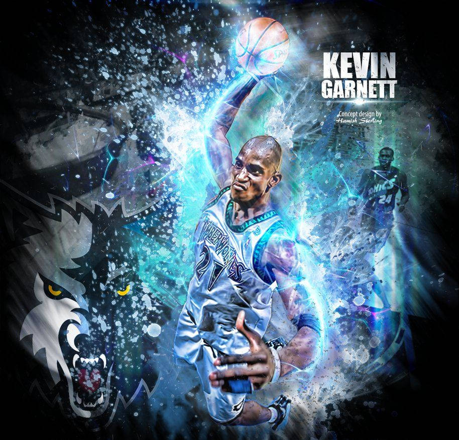 Kevin Garnett Fan Art Background