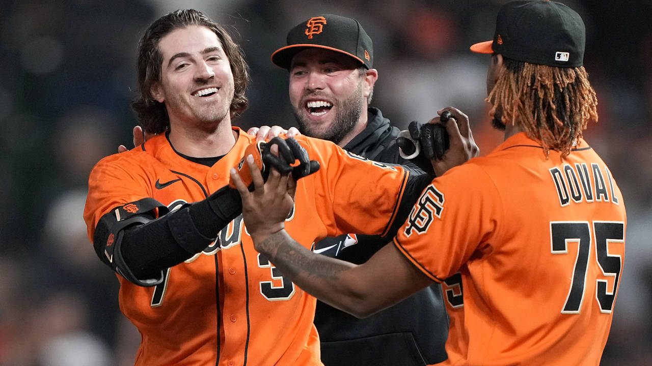 Kevin Gausman San Francisco Giants Rejoicing Background