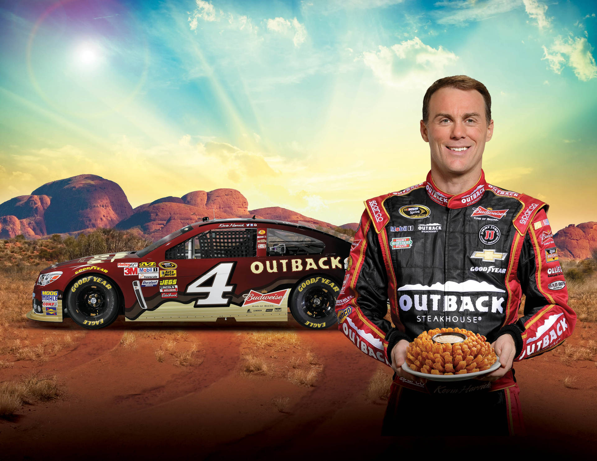 Kevin Harvick Outback Steakhouse Background