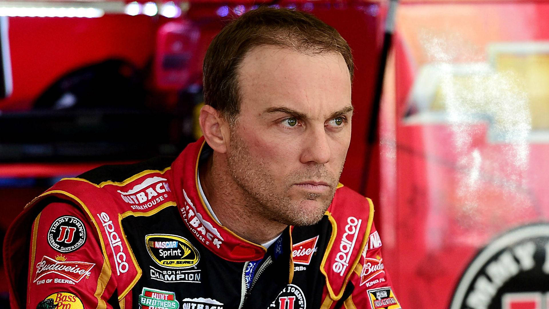 Kevin Harvick Serious Expression Close Up Background