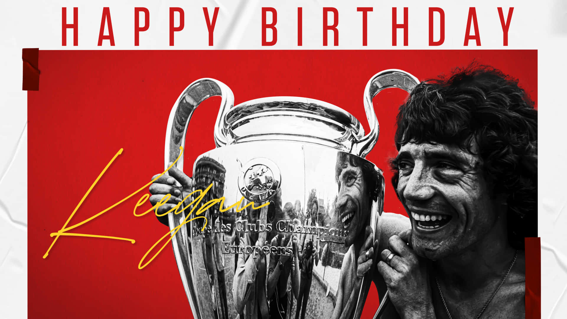 Kevin Keegan Happy Birthday Poster Background