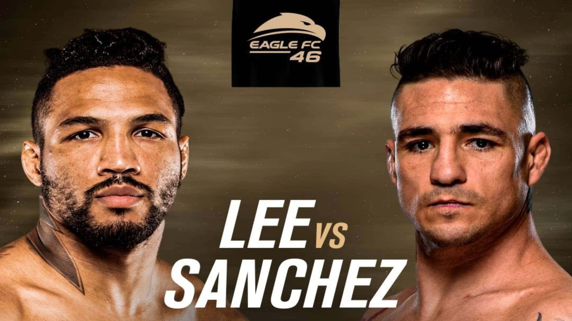 Kevin Lee Against Diego Sanchez Poster Background