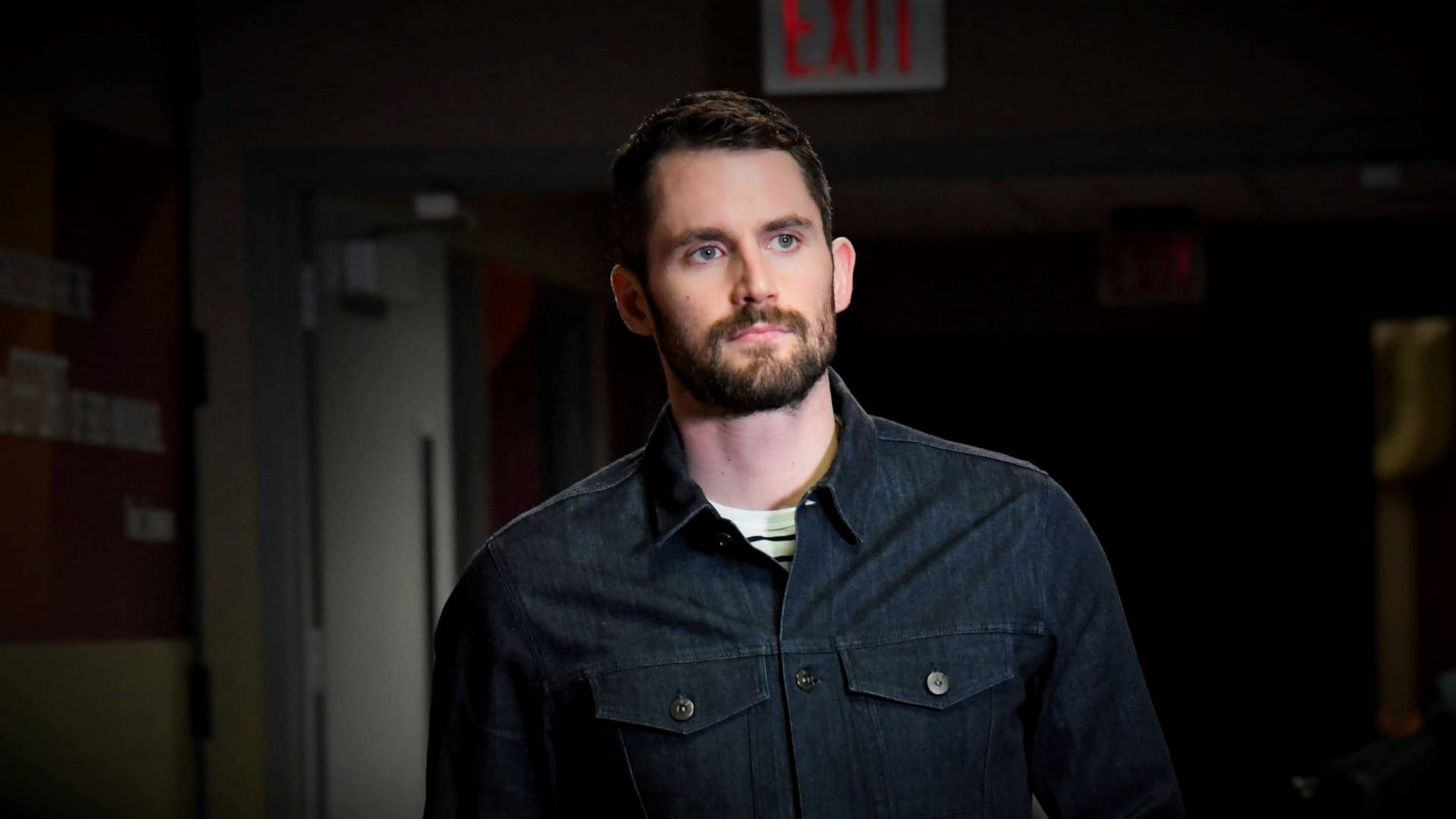 Kevin Love In Denim Shirt