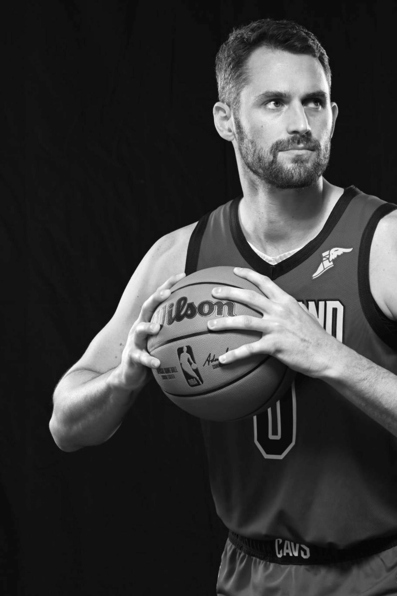 Kevin Love Media Day Background
