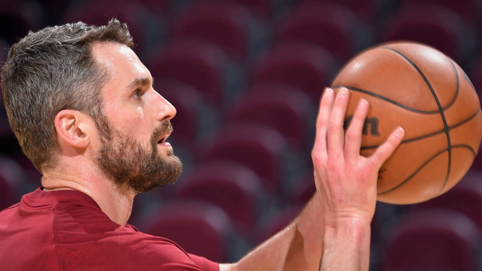 Kevin Love Warm-up Background